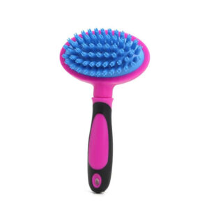 Pet Bath Massage Brush Blue Bristles